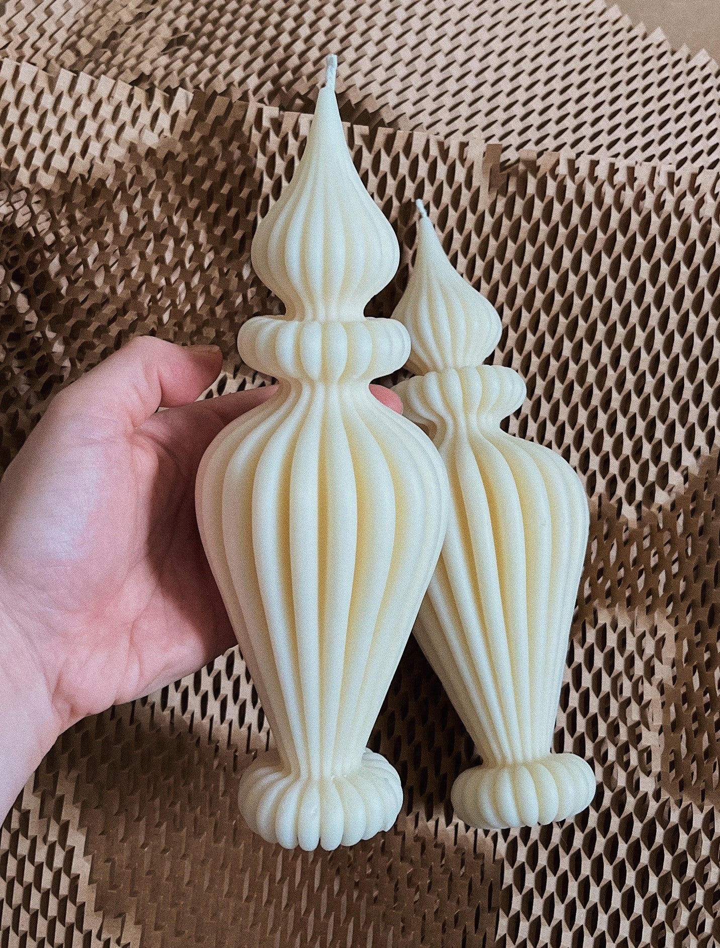 Striped vase